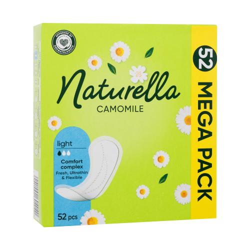 Naturella Camomile Light intimky s jemnou heřmánkovou vůní pro ženy slipová vložka 52 ks