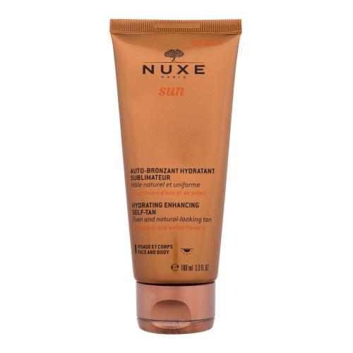 NUXE Sun Hydrating Enhancing Self-Tan 100 ml samoopalovací bronzující krém na tělo a obličej unisex