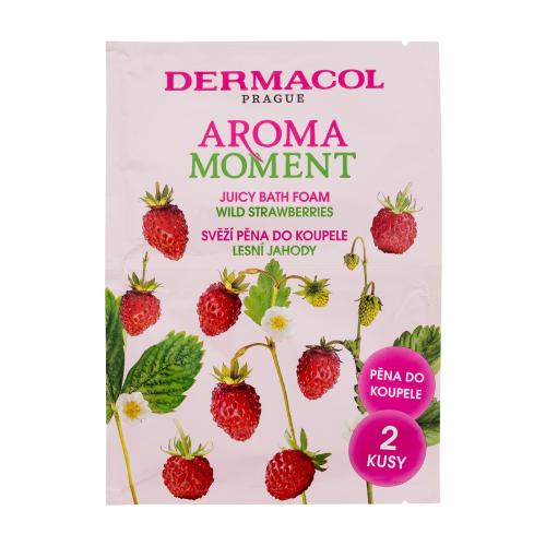 Dermacol Aroma Moment Wild Strawberries 2x15 ml pěna do koupele s vůní lesních jahod unisex