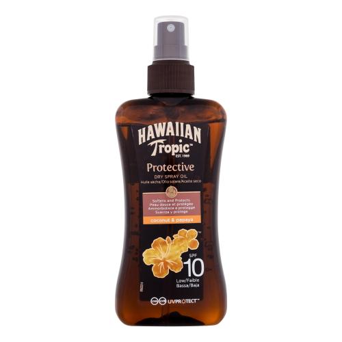 Hawaiian Tropic Protective Dry Spray Oil SPF10 200 ml suchý olej na opalování unisex