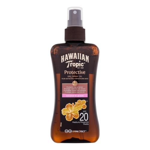 Hawaiian Tropic Protective Dry Spray Oil SPF20 200 ml suchý olej na opalování unisex