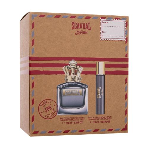 Jean Paul Gaultier Scandal dárková kazeta pro muže toaletní voda 100 ml + toaletní voda 20 ml