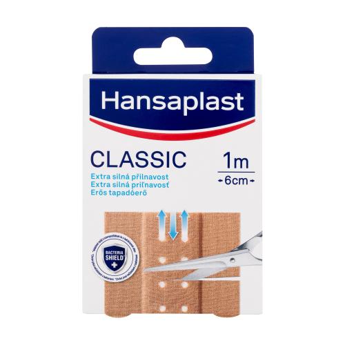 Hansaplast Classic náplasti s extra silnou přilnavostí unisex 10 ks náplastí s velikostí 10x6 cm