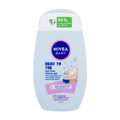 Nivea Baby Head To Toe Bed Time Shower Gel 200 ml sprchový gel na dobrou noc pro děti