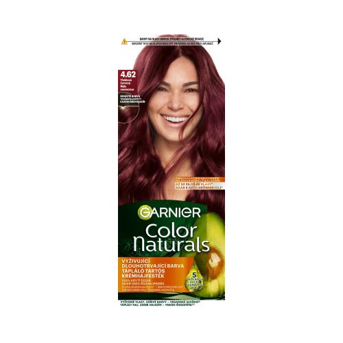 Garnier Color Naturals 40 ml permanentní barva na vlasy s vyživujícími oleji pro ženy 4.62 Sweet Cherry