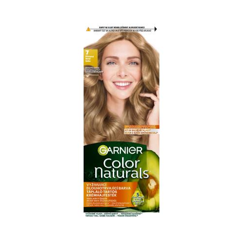 Garnier Color Naturals 40 ml permanentní barva na vlasy s vyživujícími oleji pro ženy 7 Natural Blonde