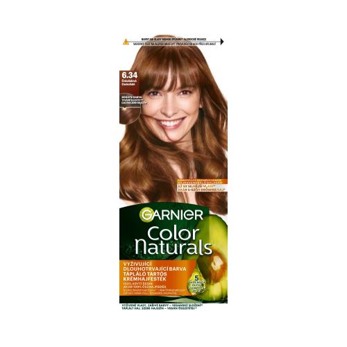 Garnier Color Naturals 40 ml permanentní barva na vlasy s vyživujícími oleji pro ženy 6.34 Chocolate