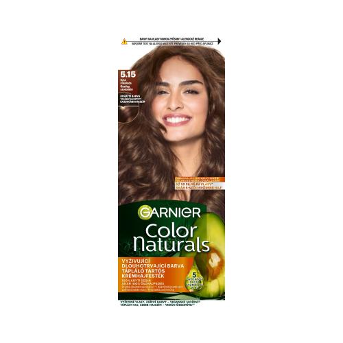 Garnier Color Naturals 40 ml permanentní barva na vlasy s vyživujícími oleji pro ženy 5.15 Rich Chocolate