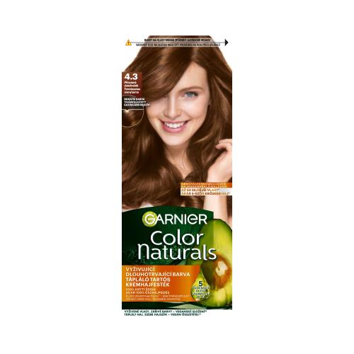 Garnier Color Naturals 40 ml permanentní barva na vlasy s vyživujícími oleji pro ženy 4.3 Natural Golden Brown