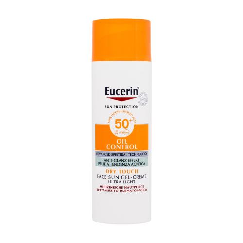 Eucerin Sun Oil Control Dry Touch Face Sun Gel-Cream SPF50+ 50 ml opalovací gelový krém na obličej unisex