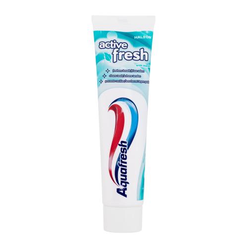 Aquafresh Active Fresh 100 ml osvěžující zubní pasta s mentolem unisex