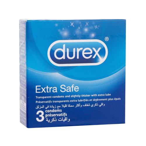 Durex Extra Safe kondomy pro muže kondom 3 ks