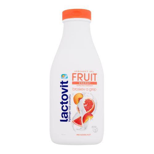 Lactovit Fruit Energy 500 ml sprchový gel pro suchou pokožku s revitalizačním účinkem pro ženy