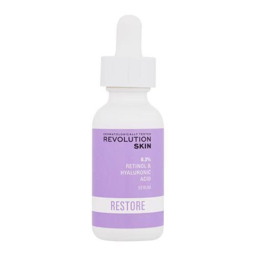 Revolution Skincare Restore 0.3% Retinol & Hyaluronic Acid Serum 30 ml pleťové sérum proti vráskám pro ženy