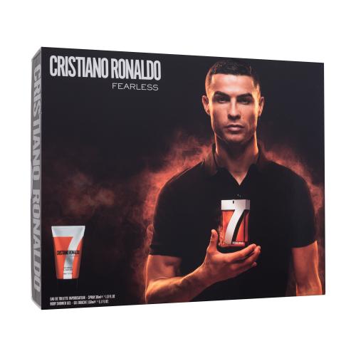 Cristiano Ronaldo CR7 Fearless dárková kazeta pro muže toaletní voda 30 ml + sprchový gel 150 ml
