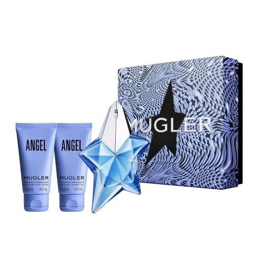 Mugler Angel dárková kazeta pro ženy parfémovaná voda 25 ml + tělové mléko 50 ml + sprchový gel 50 ml