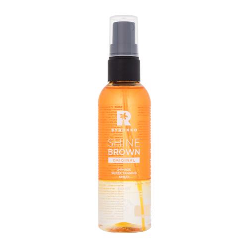 Byrokko Shine Brown Original 2-Phase Super Tanning Spray 104 ml dvoufázový sprej podporující opálení pro ženy