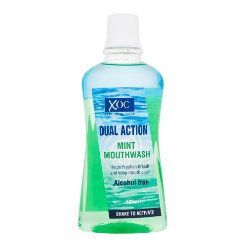 Xpel Dual Action Mint Mouthwash 500 ml ústní voda pro svěží dech a čistou ústní dutinu unisex