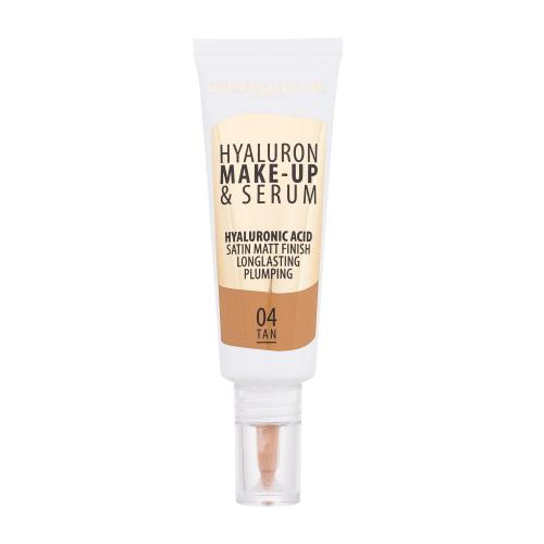 Dermacol Hyaluron Make-Up & Serum 25 g pečující tekutý make-up pro ženy 04 Tan