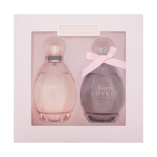 Sarah Jessica Parker Lovely dárková kazeta pro ženy parfémovaná voda Lovely 100 ml + parfémovaná voda Born Lovely 100 ml