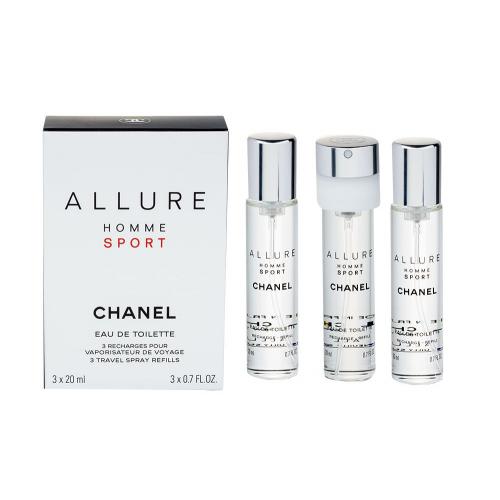 Chanel Allure Homme Sport 3x20 ml 20 ml toaletní voda Náplň pro muže