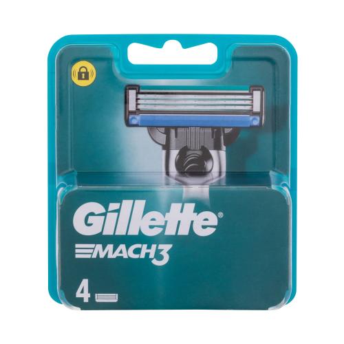 Gillette Mach3 náhradní břit pro muže náhradní břity 4 ks