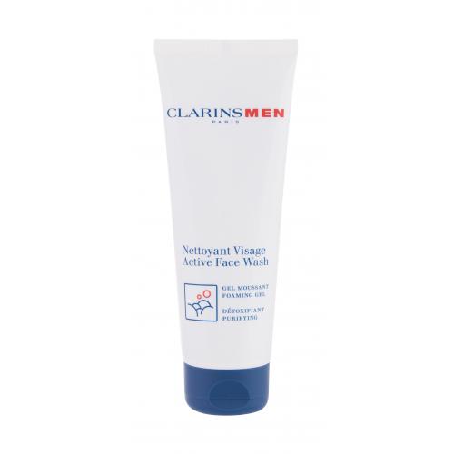Clarins Men Active Face Wash 125 ml čisticí pěna pro všechny typy pleti pro muže