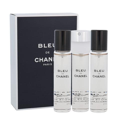 Chanel Bleu de Chanel 3x20 ml toaletní voda Náplň pro muže miniatura