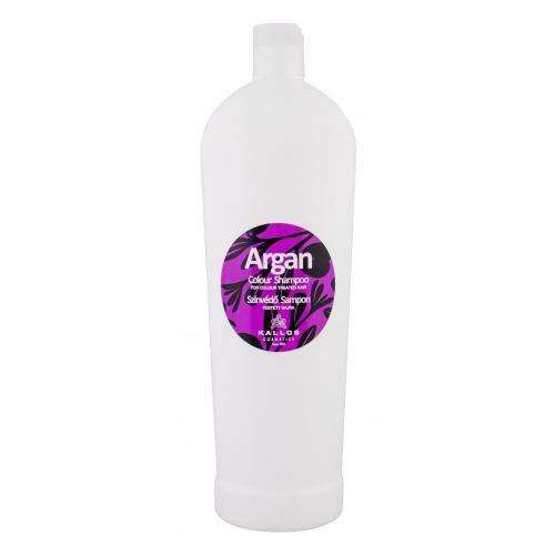 Kallos Cosmetics Argan 1000 ml vyživující šampon pro barvené vlasy pro ženy