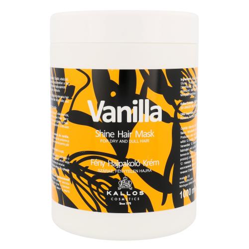 Kallos Cosmetics Vanilla 1000 ml maska pro oživení suchých vlasů pro ženy