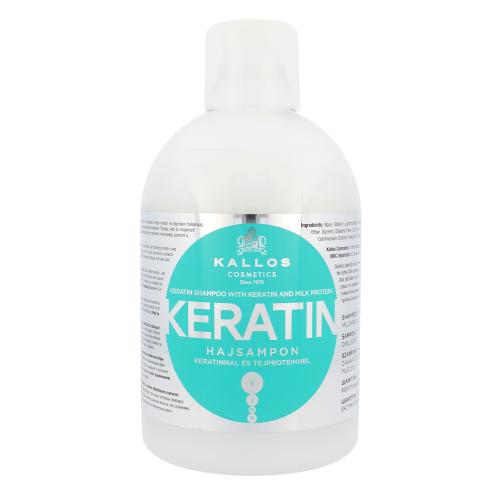 Kallos Cosmetics Keratin 1000 ml regenerační šampon na vlasy s keratinem pro ženy