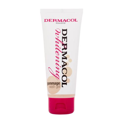 Dermacol Whitening Gommage Wash Gel 100 ml mycí gel s mikroperličkami proti pigmentovým skvrnám pro ženy