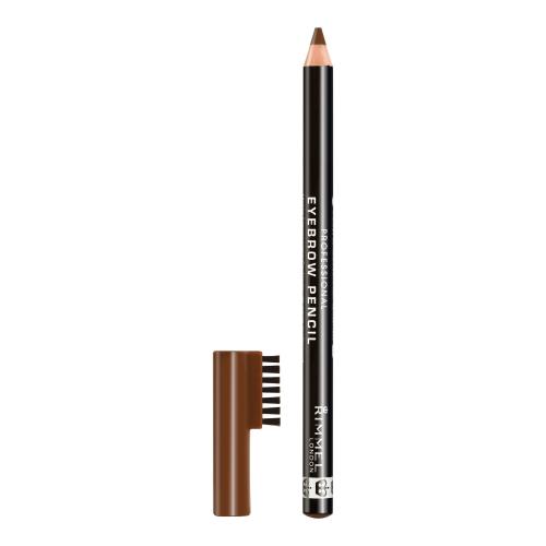 Rimmel London Professional Eyebrow Pencil 1,4 g tužka na obočí s kartáčkem pro ženy 002 Hazel