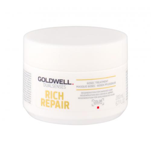 Goldwell Dualsenses Rich Repair 60sec Treatment 200 ml minutová regenerační maska pro suché a lámavé vlasy pro ženy