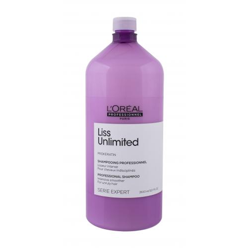 L'Oréal Professionnel Liss Unlimited Professional Shampoo 1500 ml šampon pro ženy na nepoddajné vlasy