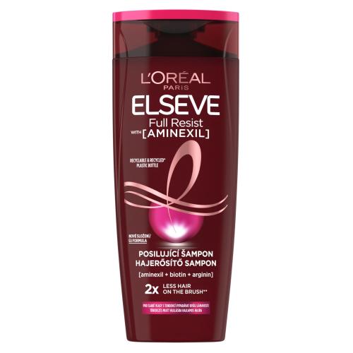 L'Oréal Paris Elseve Full Resist Aminexil Strengthening Shampoo 250 ml posilující šampon pro slabé a vypadávající vlasy pro ženy