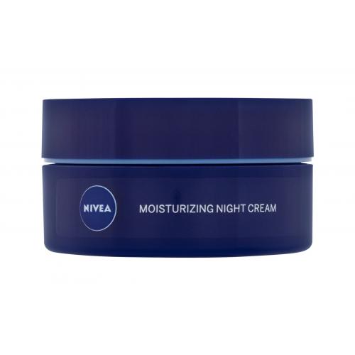 Nivea Moisturizing Night Cream Normal Skin 50 ml noční hydratační krém pro normální pleť pro ženy