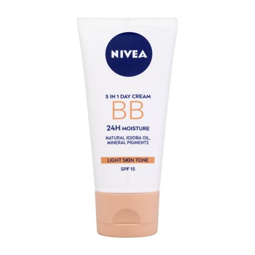 Nivea BB Cream 5in1 Day Cream SPF15 50 ml hydratační bb krém pro ženy Light