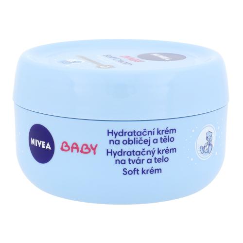 Nivea Baby Soft Cream 200 ml hydratační krém na obličej a tělo pro děti