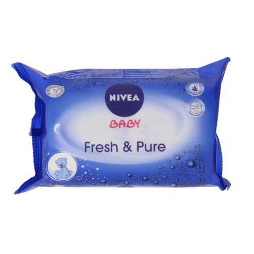 Nivea Baby Čisticí Ubrousky Fresh & Pure 63 kus