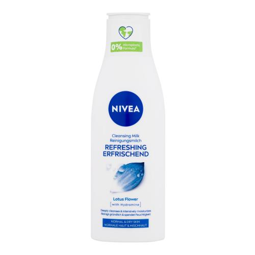 Nivea Refreshing Cleansing Milk 200 ml čisticí mléko pro normální a suchou pleť pro ženy