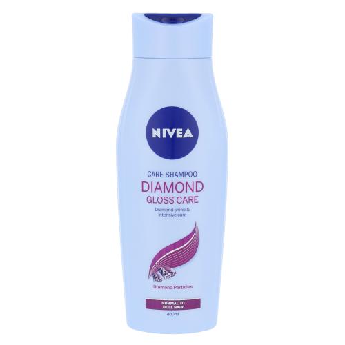 Nivea Diamond Gloss Care 400 ml šampon pro unavené vlasy bez lesku pro ženy