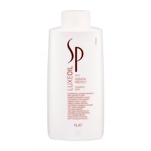 Wella Professionals SP Luxeoil Keratin Protect 1000 ml šampon pro poškozené vlasy pro ženy