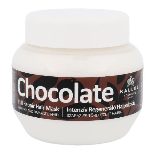Kallos Cosmetics Chocolate 275 ml maska pro suché a poškozené vlasy pro ženy