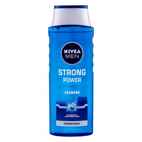 Nivea Men Strong Power 400 ml posilující šampon s mořskými minerály pro muže