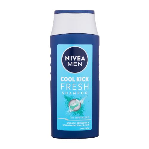 Nivea Men Cool Kick Fresh Shampoo 250 ml osvěžující šampon pro normální až mastné vlasy pro muže