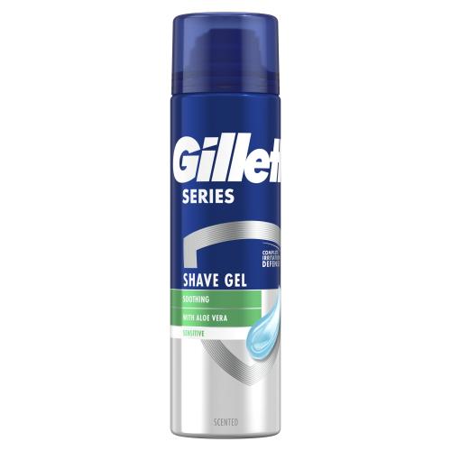 Gillette Series Sensitive 200 ml gel na holení pro citlivou pleť pro muže