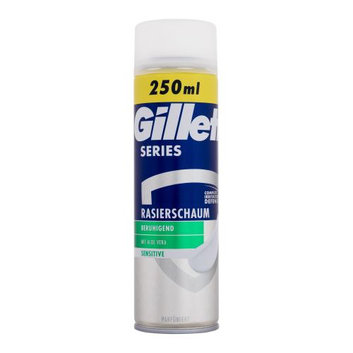 Gillette Series Sensitive 250 ml pěna na holení pro citlivou pleť pro muže