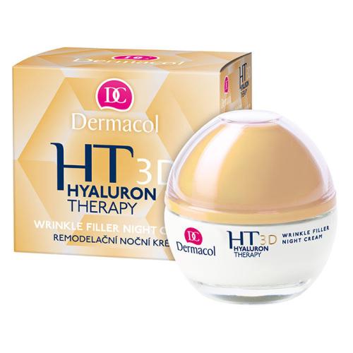 Dermacol 3D Hyaluron Therapy 50 ml remodelační noční krém pro ženy