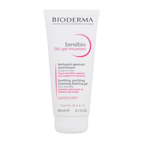 BIODERMA Sensibio DS+ Cleansing Gel 200 ml čisticí gel pro podrážděnou pleť pro ženy